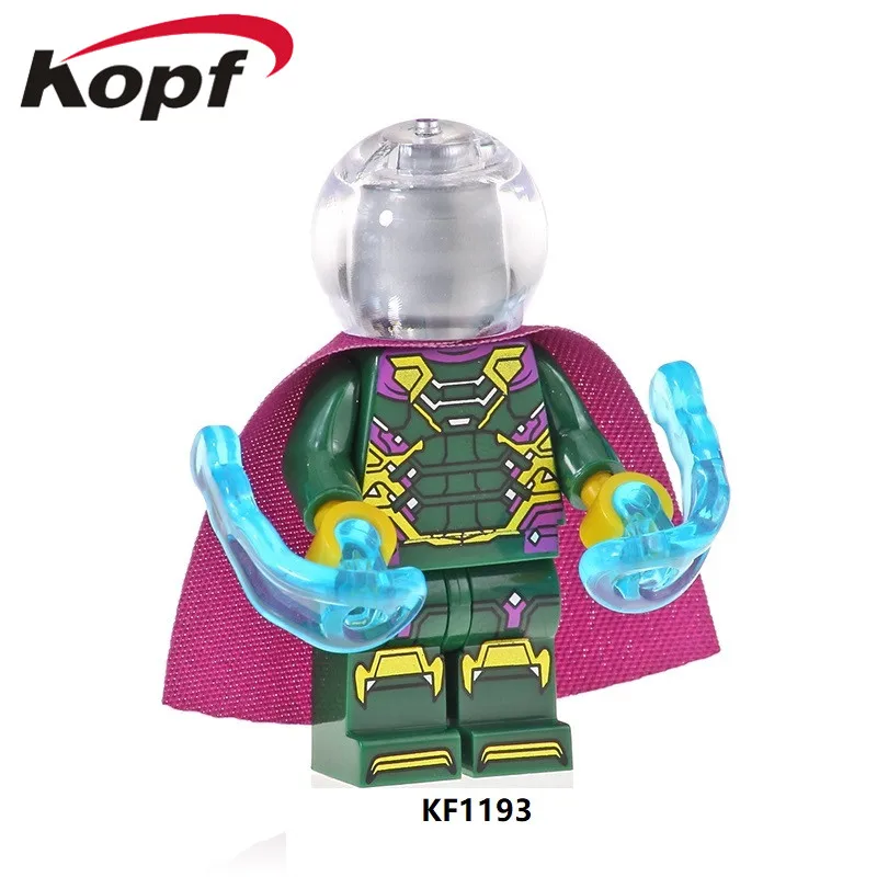 

20pcs Far From Home Movie Action Building Blocks Nick Fury Mysterio Hydro-Man Happy Hoga Bricks Figures For Kids Toys KF1193