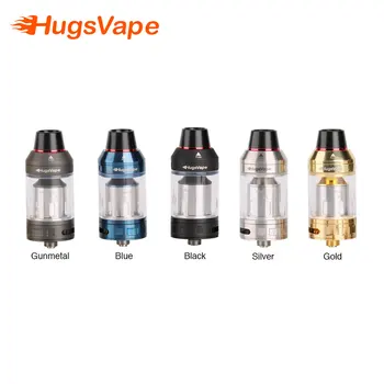 

HugsVape Magician Mesh Subohm Tank 3ml/5ml Atomizer with Triple Mesh Coils 810 Drip Tip Fit 510 Ecigarette Box Mod Vs Zeus Dual