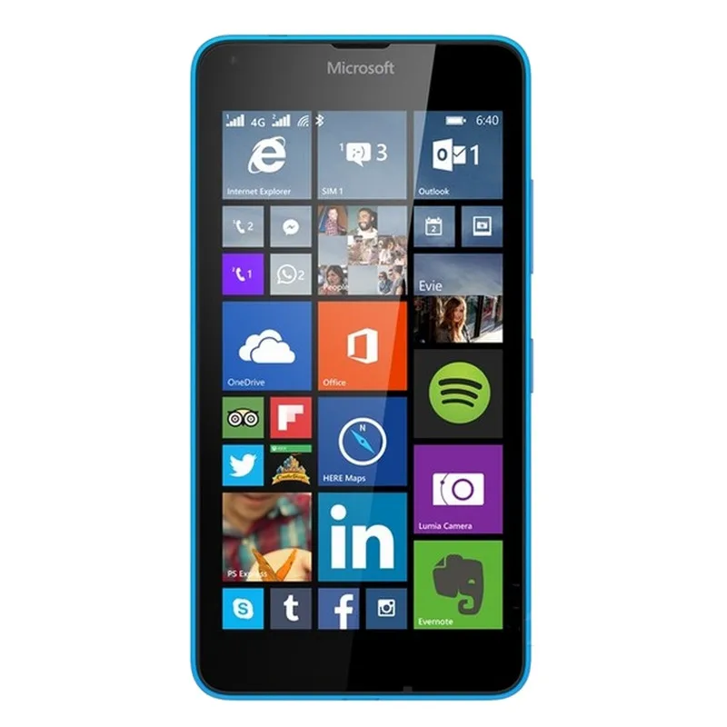 100% Original Microsoft Lumia 640 8MP Cámara Quad-core 8 GB ROM 1 GB RAM teléfono móvil LTE FDD 4G 5,0 \