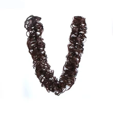 TOPREETY термостойкие синтетические волосы частей 80gr вьющиеся шиньон с резинкой волос прически пончик шиньоны Q10