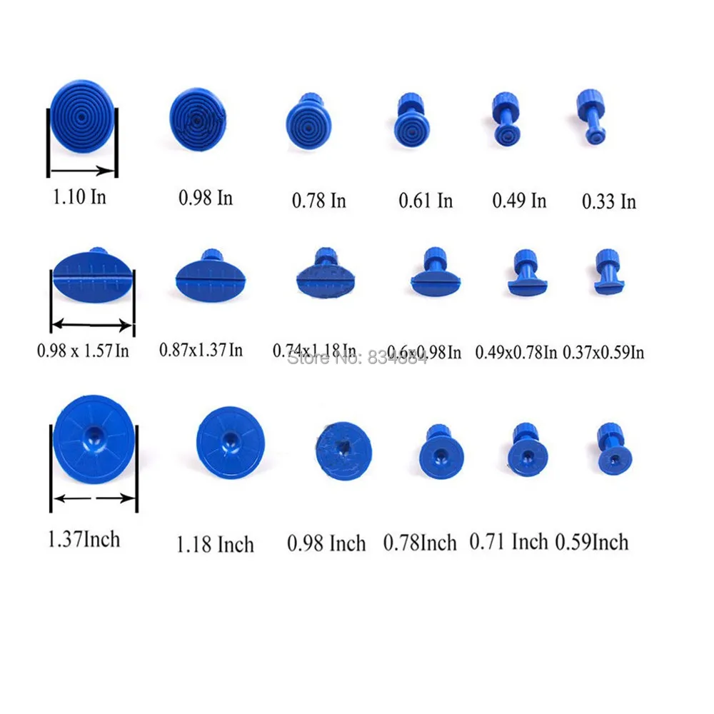 36X ремонт автомобиля вмятин pdr клеевой грибок Инструменты для ремонта вмятин на автомобиле PDR клеевой грибок s работа с клеевым пульлером Т-бар горка молоток инструмент