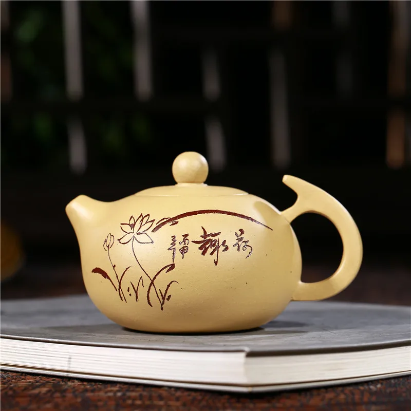 280ml Chinese Kungfu Ceramic teapot Yixing Zisha tea pot purple clay teapot pu'er black tea gift Wholesale Free shipping 280ml Chinese Kungfu Ceramic teapot Yixing Zisha tea pot purple clay teapot pu'er black tea gift Wholesale Free shipping