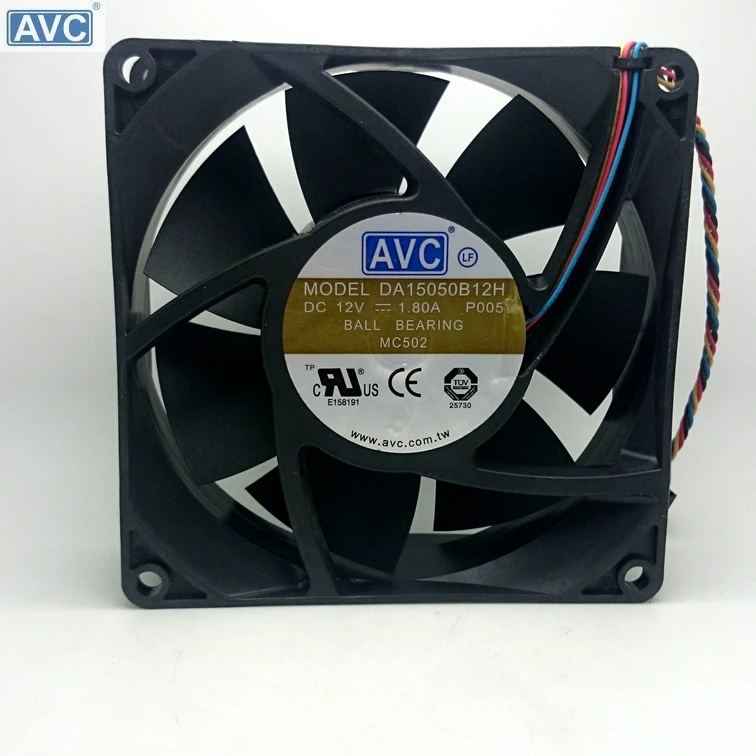 Для AVC DA15050B12H DC12V 1.80A 150*150*50 мм 150 мм 15 см мощный осевой чехол pwm вентилятор охлаждения