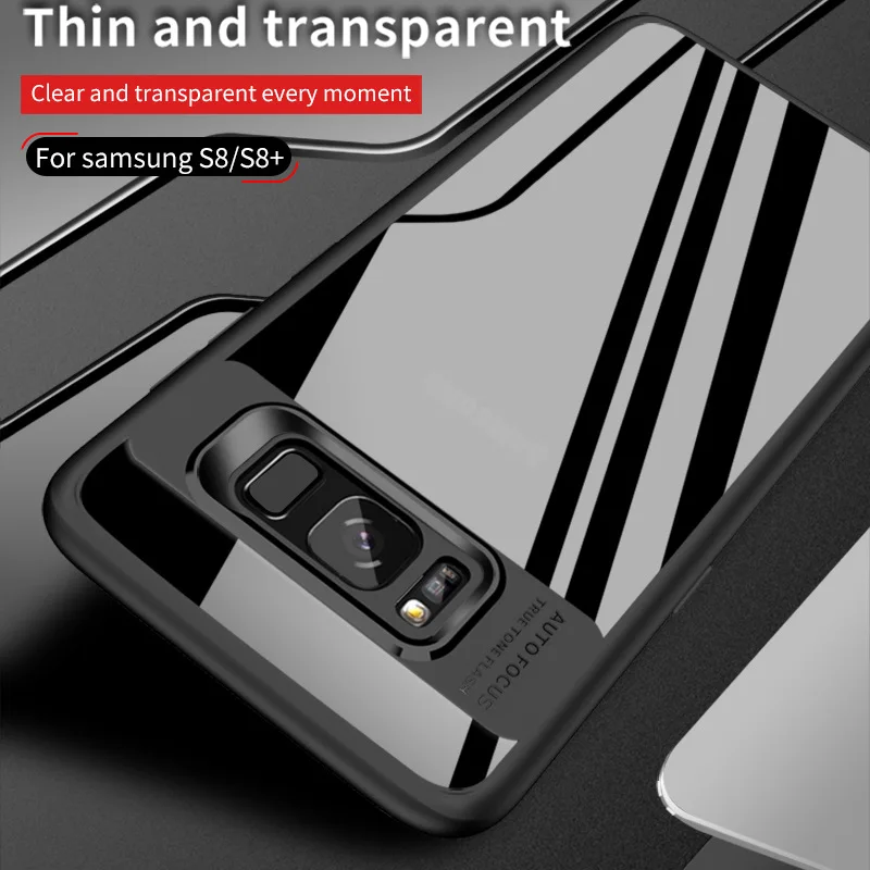

New Ultra Silm Transparent Case For Samsung Galaxy S9 S8 S7 A8 Edge Plus Clear Soft Silicone Cover For Samsung Galaxy Note 8 9