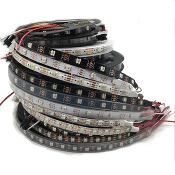 

SK6812 RGBW (similar ws2812b) 4 in 1 1m/4m/5m 30/60/144 leds/pixels/m;individual addressable led strip IP30/IP65/IP67 DC5V