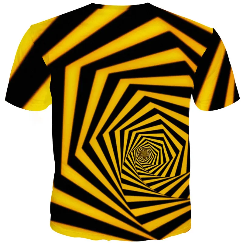 Vortex Cloudstyle Kuning Hitam Cetak T 
