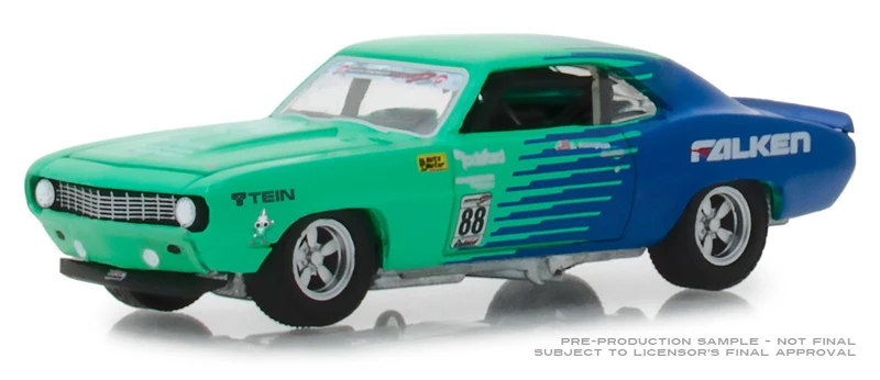 

Green Light 1:64 1969 Chevy Camaro #88 alloy toy car toys for children diecast model car Birthday gift