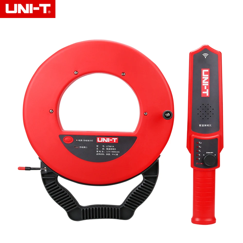 UNI T UT661A Wall Pipe Blockage Detector Diagnostic tool with 20m Line