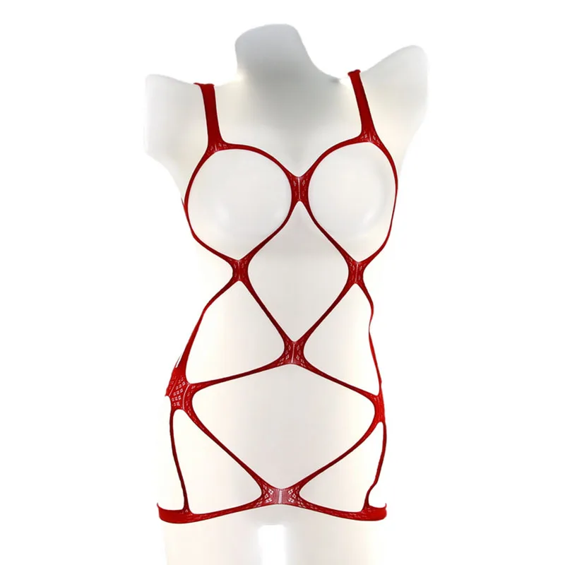 

Women Exotic Apparel Sexy Lingerie Hollow Perspective Open Bra Crotch Temptation Lady Erotic Underwear Porno Costumes E6610