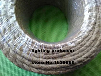 

5M/Lot Vintage Electrical Wire Rope Twisted Wire Retro Textile Braided Cable Pendant Light Wire Lamp Cord