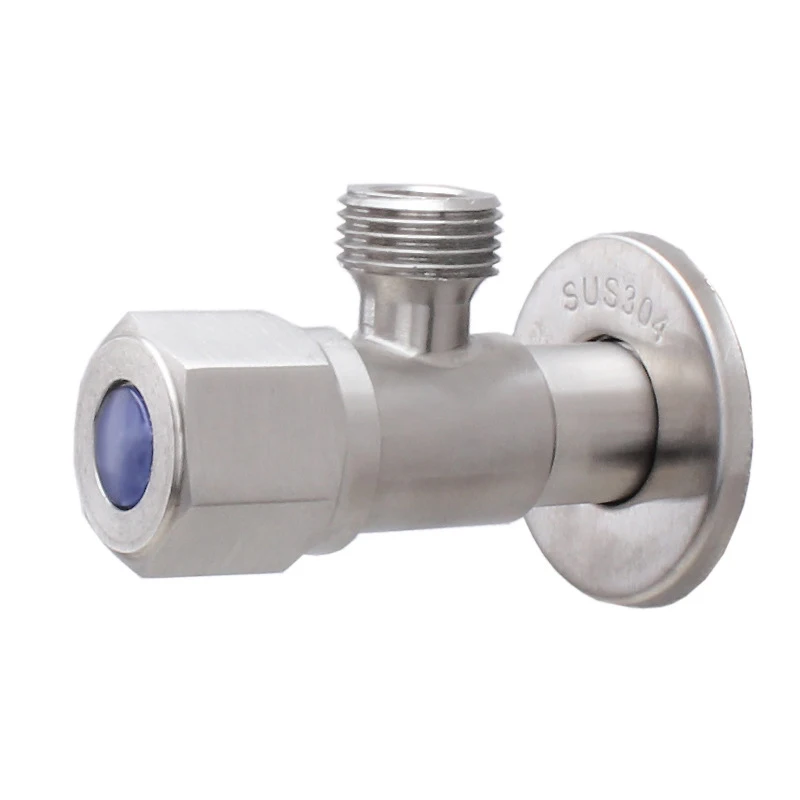 

Wall Mounted Angle Valve Stainless Steel G1/2 Filling Valves Bathroom Accessories Diverter Valve Connector for Toilet Sink Basin