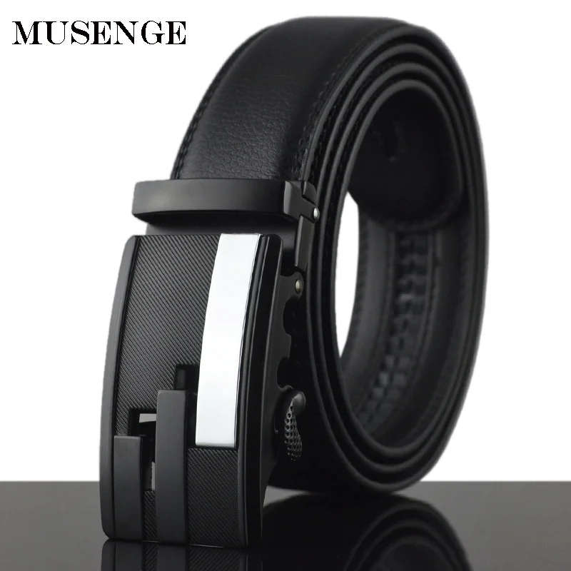 

MUSENGE Designer Belts Men High Quality Male Genuine Leather Strap Luxury Famous Brand Ceinture Homme Waist Belts Man's Cintos