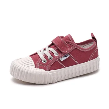 

Sport Kids Shoes Low Top 2019 Autumn Children's Shoes Korean Plain Color Girls Canvas Shoes Casual Sneakers Fashion