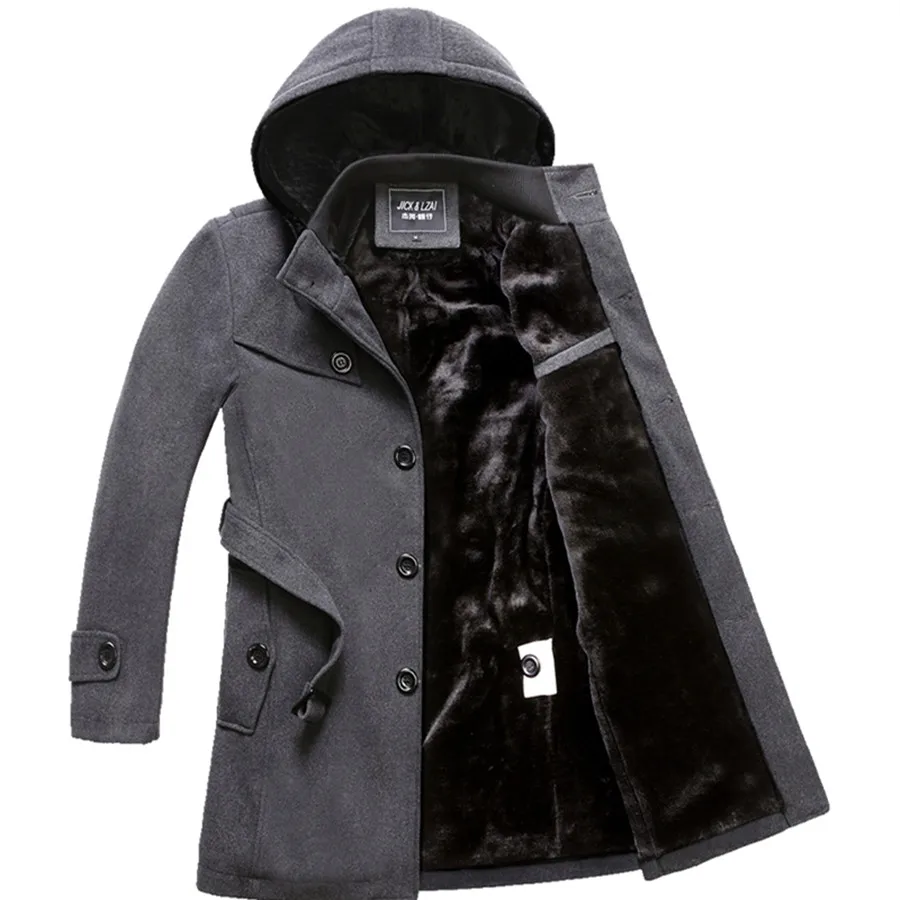 M-4XL Winter Trench Coat Men Hot Sale Woollen Coat Thick Men's Clothing Size 4XL Wool Jackets M-4XL Winter Trench Coat Men Hot Sale Woollen Coat Thick Men's Clothing Size 4XL Wool Jackets