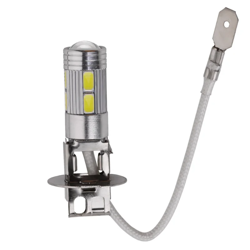 

1Pc car H1 led H3 led canbus 5630 super drl White 10LED Tail Headlamp Fog Light Daytime Running Light auto Motorcycle Lamp 12V