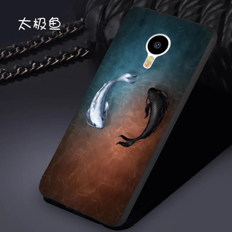 Meizu M3 Note Case Original Cover for Meizu M3 Note Case bag Cover Skin Wolf Fish Skull m3 note Fundas 100% BiNFUL 18