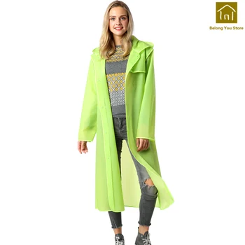 

Outdoor Soft Hiking Fishing Rain Poncho Plastic Long Safe Cover Rain Raincoat Vandre Waterproof Raincoats Rain Gear LKR071