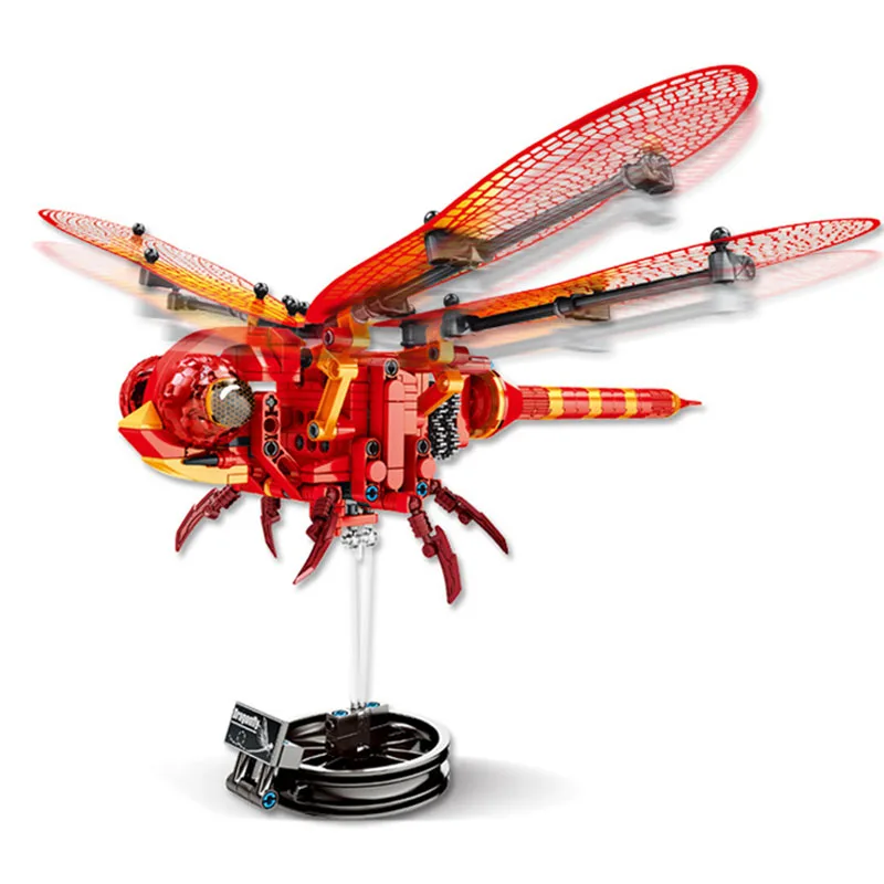 

Simulated insect Dragonfly wings flap Building Blocks 330Pcs Compatible Legoingly Technic Bricks DIY kids Educational Toys