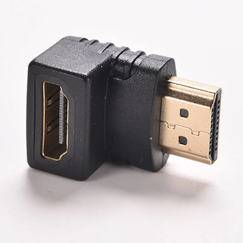 1Pair/2Pcs HDMI Cable Adapter Converter 90 Degree+270 Degree Right Angle HDMI Male to HDMI Female Extender Adaptor for HDTV