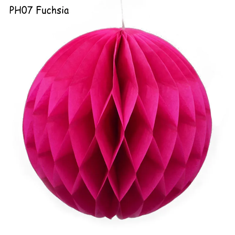 fuchsia 10 pcs 10 шт./лот 5 см мини красочная салфетка для пчелиных сот Цветочные шары дома зал Подвесные Украшения Из Красного войлока для Свадебная вечеринка поставки 9z - Цвет: fuchsia 10 pcs
