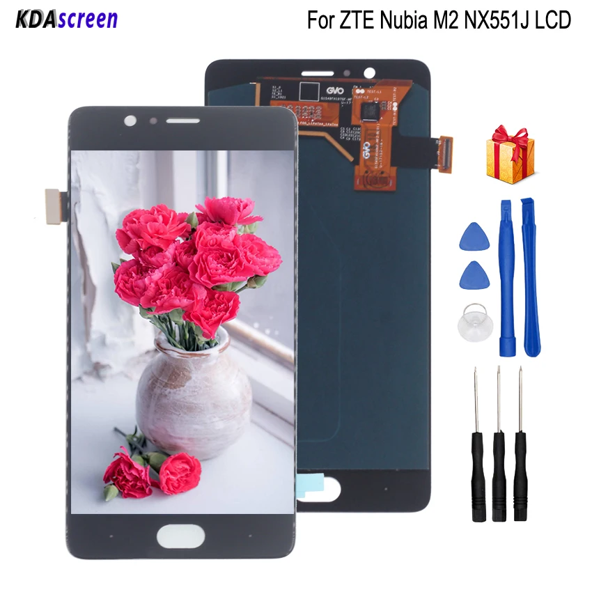 Original For ZTE Nubia M2 NX551J LCD Display Touch Screen Replacement For ZTE Nubia M2 Screen LCD Display Phone Parts