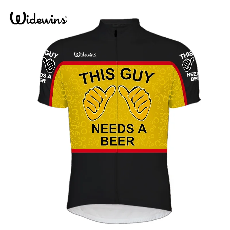 

NEW 2017 this GUY needs a beer Jersey Bike RACE Pro Team Bicycle Bike Cycling Jersey Wear Clothing Breathable Customized 8003A