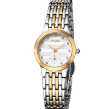 Nakzen Lovers’ sapphire Couple Wedding Luxury Fashion Business Full Steel Watch Quartz Waterproof Women rhinestone watches
