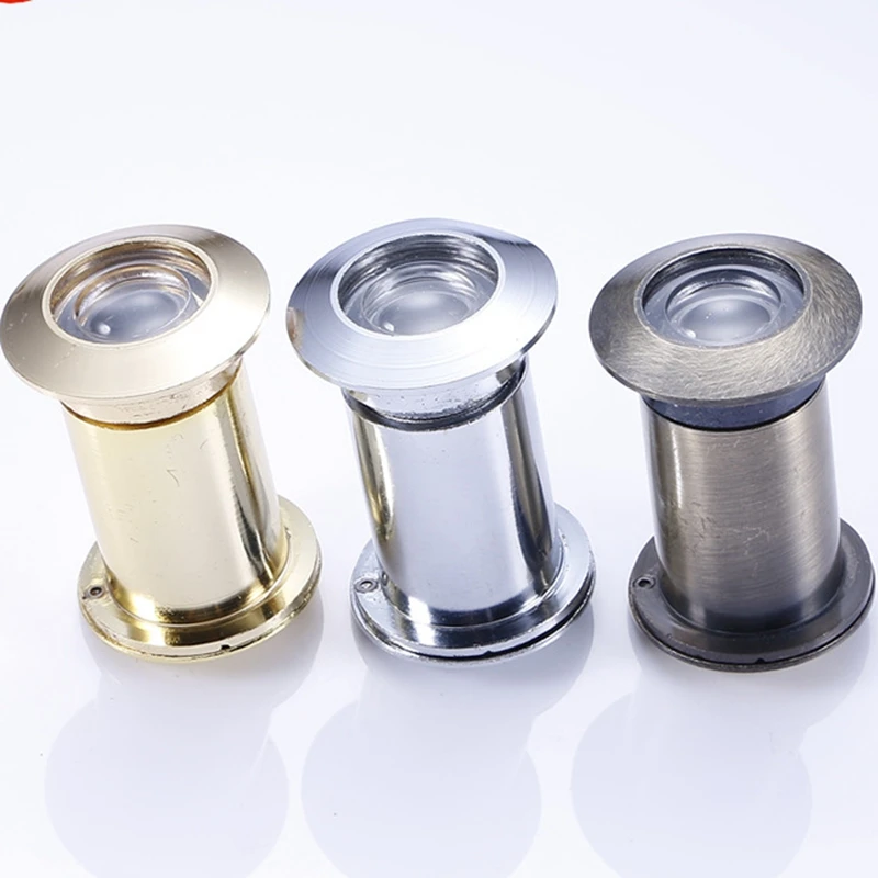 Adjustable Home Security 180 Degree Wide Angle Door Viewer Brass Sight Peephole For Home Tools 2