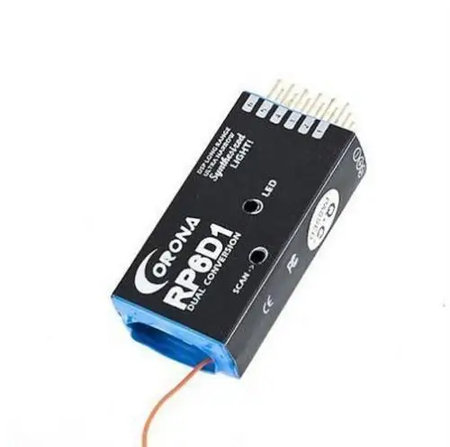 

RP6D1 35MHz/40MHz/72MHZ Synthesized Receiver Dual conver,Futaba,Hitec,JR