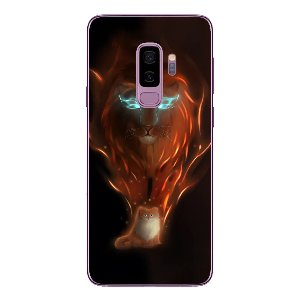 Мягкий термополиуретановый чехол для samsung Galaxy S7 Edge S8 S9 Plus, силиконовый чехол, чехол с тигром, львом, волком, лисой, рыбой, защитный чехол для телефона - Цвет: 120