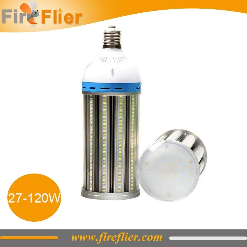 

Free Shipping 30pcs/lot energy star waterproof 20w 30w 50w 60w 80w 120w SMD LED light bulb 100w led bulb lamp e40 e27 3 years