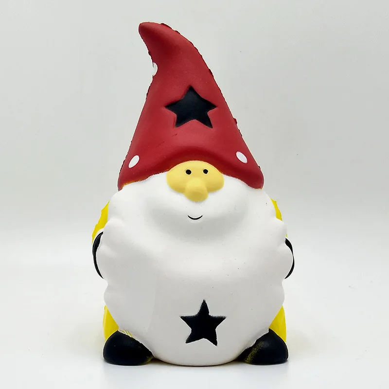 1 шт. Креативный медленный отскок кукла Санта игрушка Squishy мультфильм персонаж Рождество статическая модель игрушки Рождественский подарок