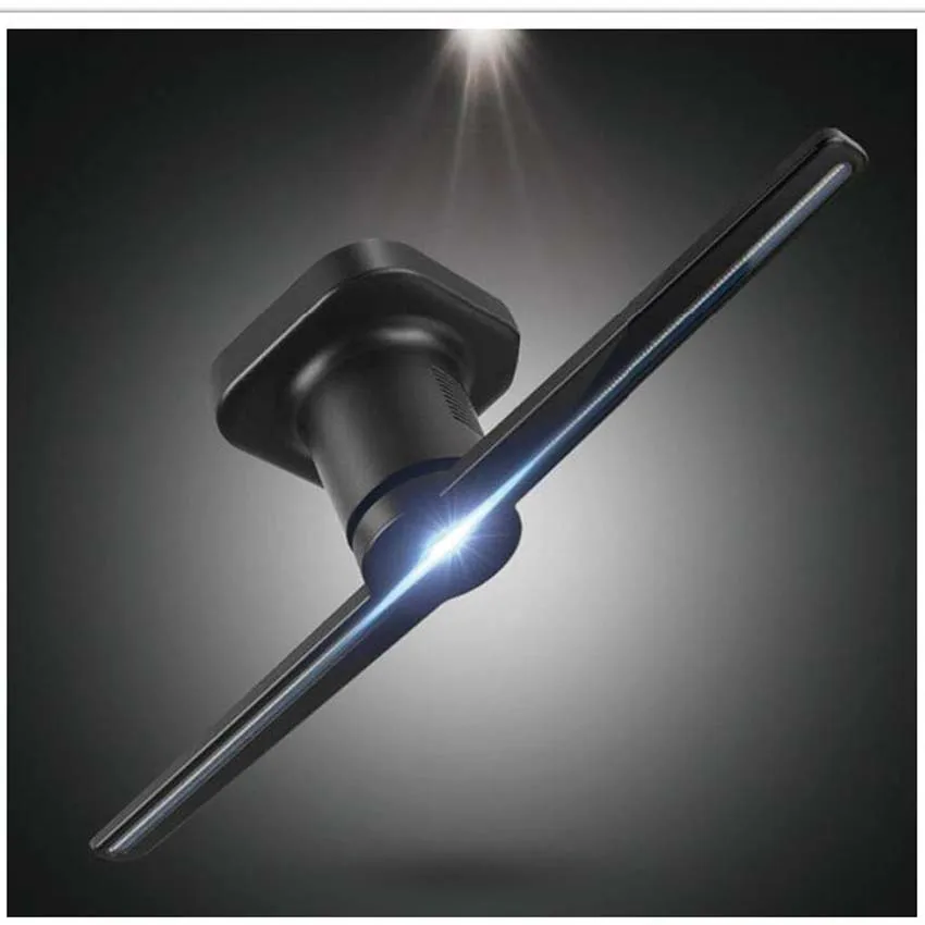 Free Shipping 3D hologram advertising display LED fan portable LED holographic projector holographic advertising displayer