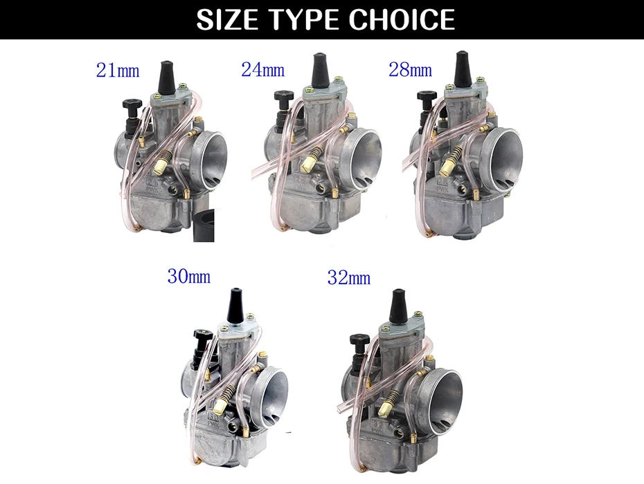 Alconstar-carburador de Motocicleta Carb de Jato 32 e 34mm Pwk com Potência Motor Keihin 26 28 30 Dirt Bike Atv Utv 2t 21 24 8 Cheap Carburador