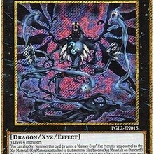 Yu Gi Oh PGL2-EN015 номер 95: галактика-глаза Темная материя Дракон золотой секрет редкая карта