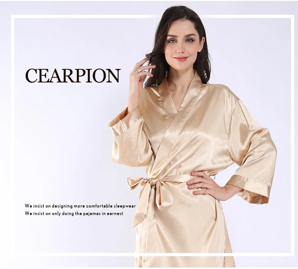CEARPION Для женщин район пижамы набор кружева ремень топ длинные брюки сексуальное ночное белье 3 шт. пижама костюм халат пижамы Ночная рубашка