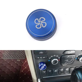 

Air Conditioning Fan Button Audio Stereo Volume Control Knob Ring Cover For Volvo XC90 S80 2002-2014/S80 1998-2006 V70 2000-2007