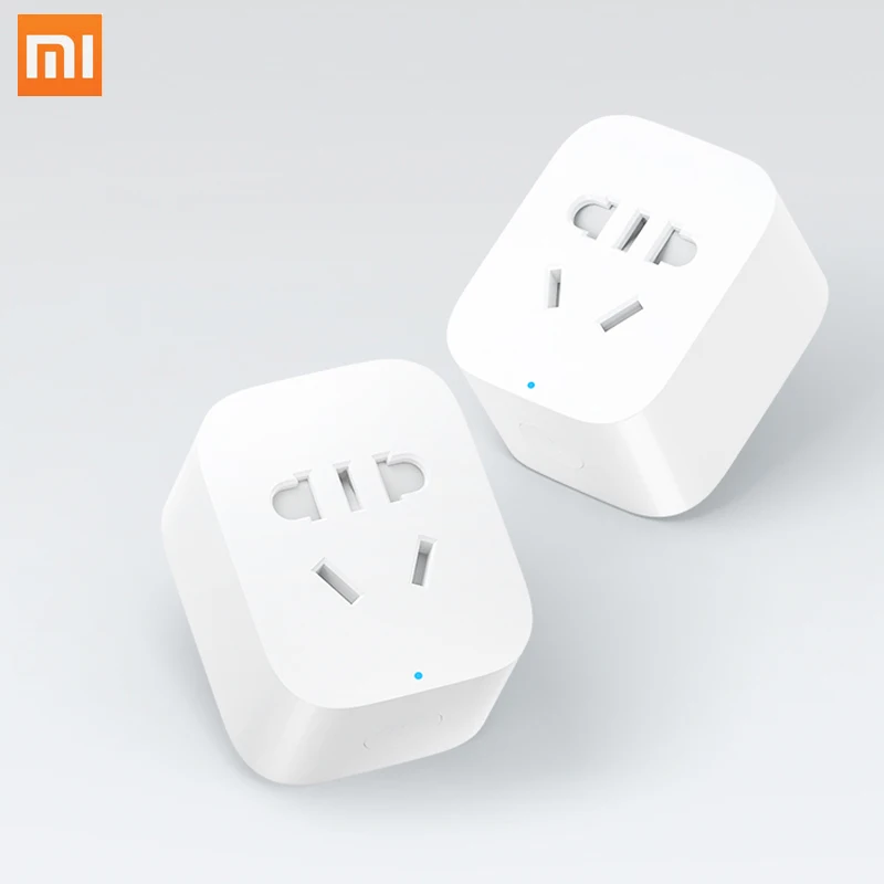 

Original Xiaomi Mijia Smart Socket Plug Bacic Mi WiFi Wireless Remote Adaptor Smart Socket Power On Off With APP Control Outlet