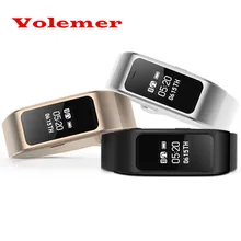 Новинка 2017 года Портативный volemer A96 SmartBand Bluetooth 4.0 talkband ответ на вызов Смарт Браслет Спорт Фитнес трекер для IOS Android