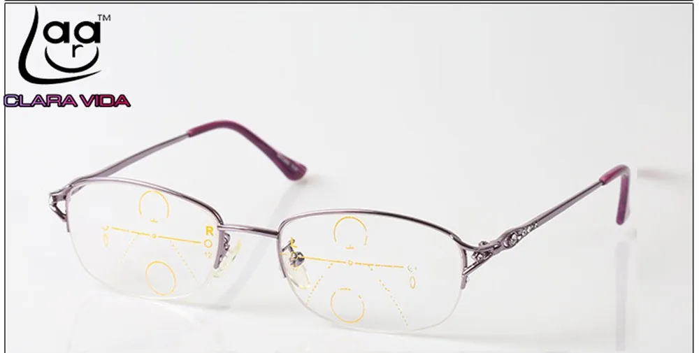 Progressive-multifocal-reading-glasses-Lady-women-See-near-far-Ultra-light-alloy-intelligence-ADD-1-0