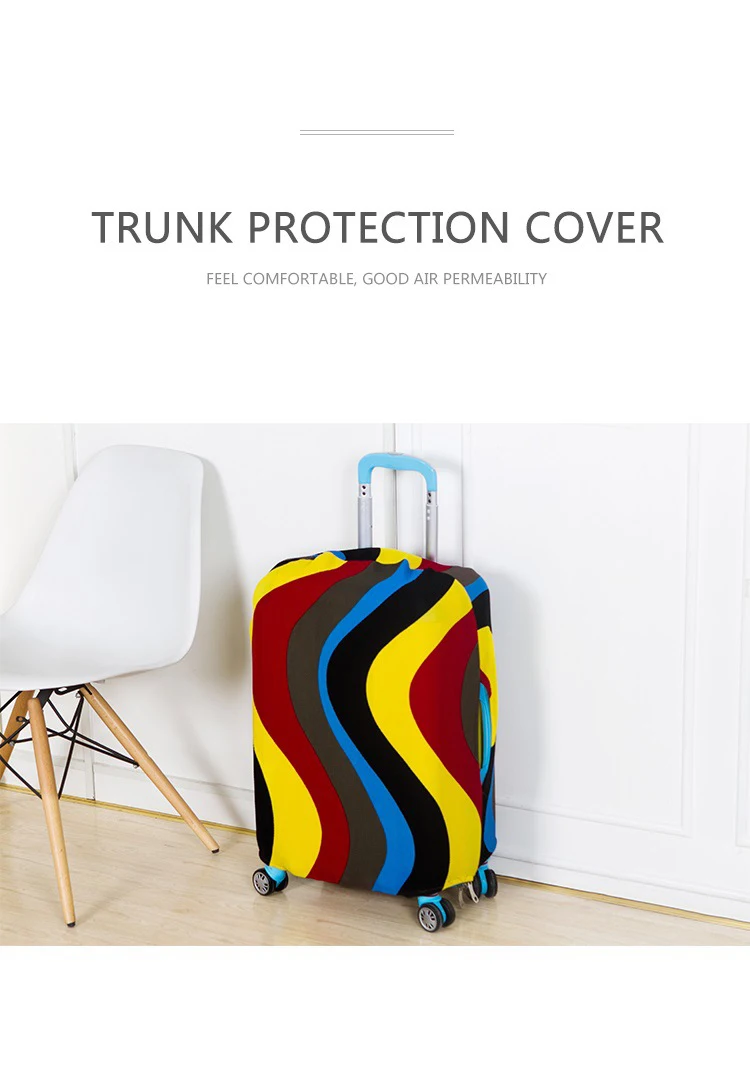 Alta qualit viagem elasticidade moda bagagem capa