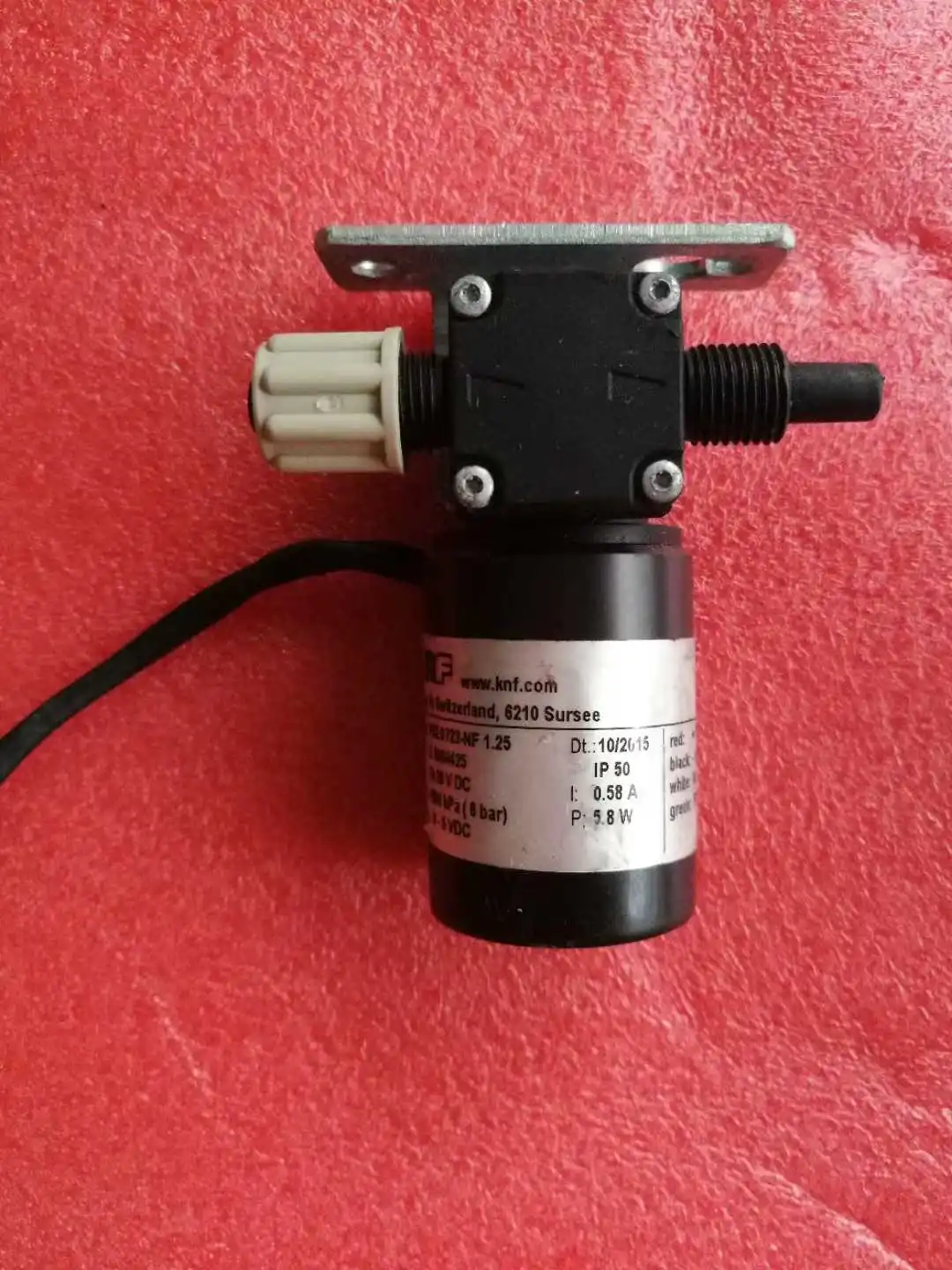 

FOR Import KNF brushless DC diaphragm pump water pump biochemical pump NF1.25RPDCB-4A 10-28V 5.8W