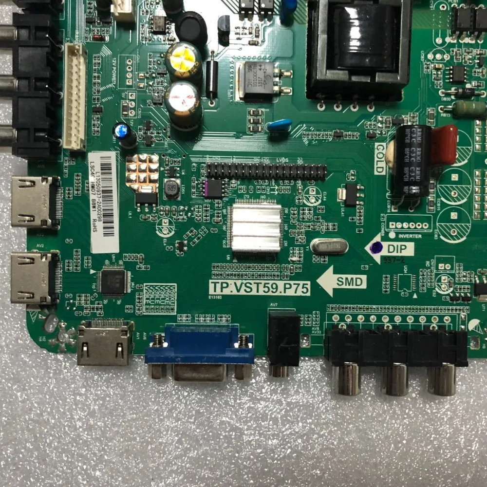 本当に信頼出来る店 46-60 motherboard P75 Tp.vst59. for board power inch LCD LED PCパーツ
