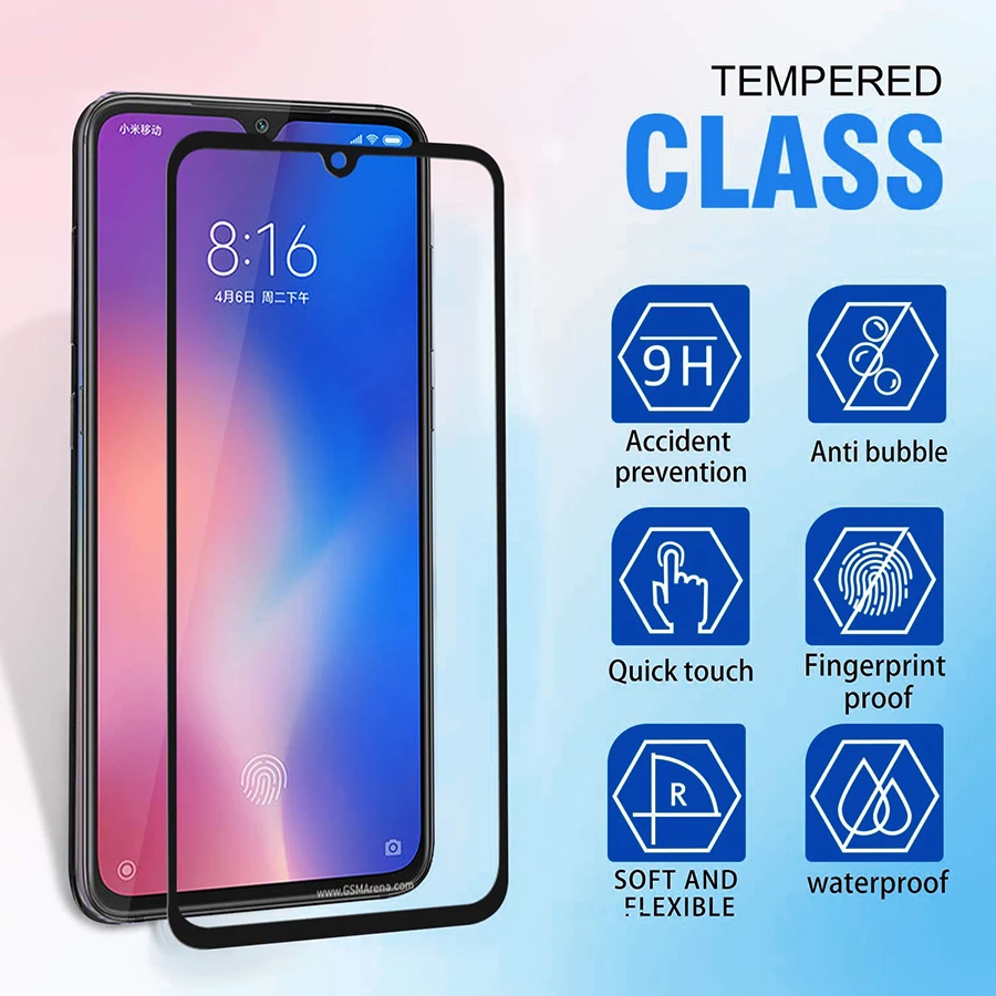 Закаленное стекло VALAM для Xiaomi Mi 9 8 SE lite Pro полное покрытие 9T Pocophone F1 Защитное