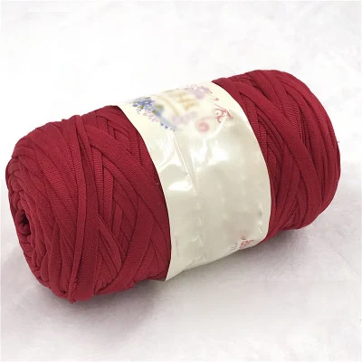 17 цветов 400 г необычная пряжа для ручного вязания, тканая нить из толстой хлопковой ткани, пряжа для сумок, сумок, Ковров, подушек, вязания крючком - Цвет: D