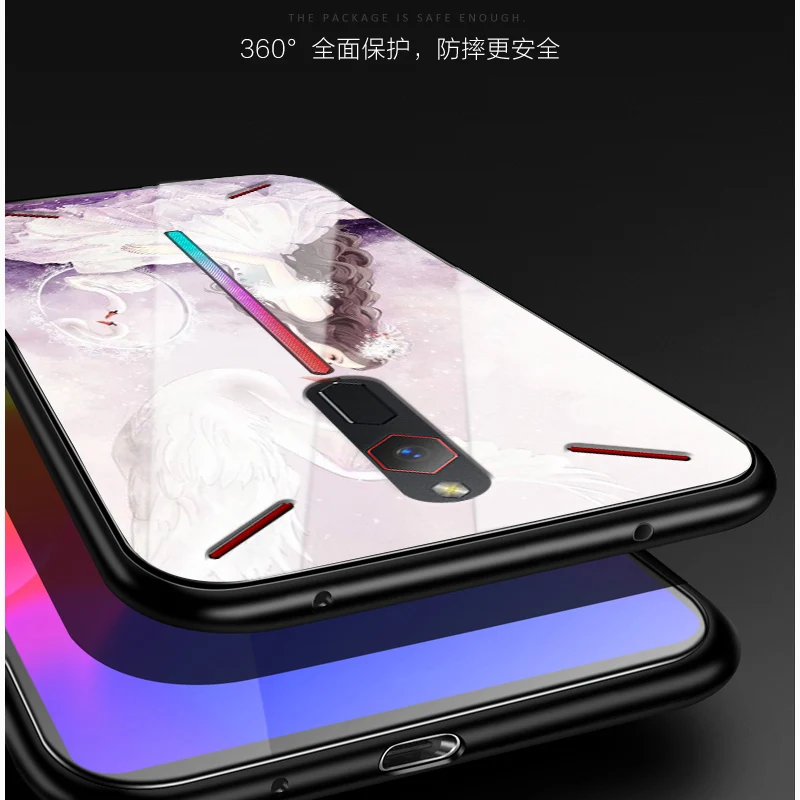 Чехол для Nubia Red Magic чехол телефона s задняя крышка из закаленного стекла RedMagic
