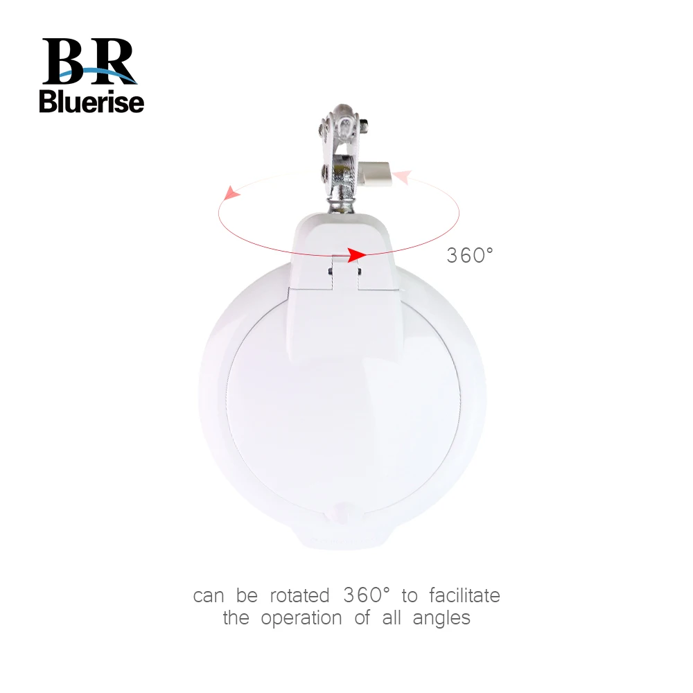  Bluerise 8W 6X Folding Table Lamp For Manicure Nail Tools Light LED Magnifierglass lighting for Man - 32789237024