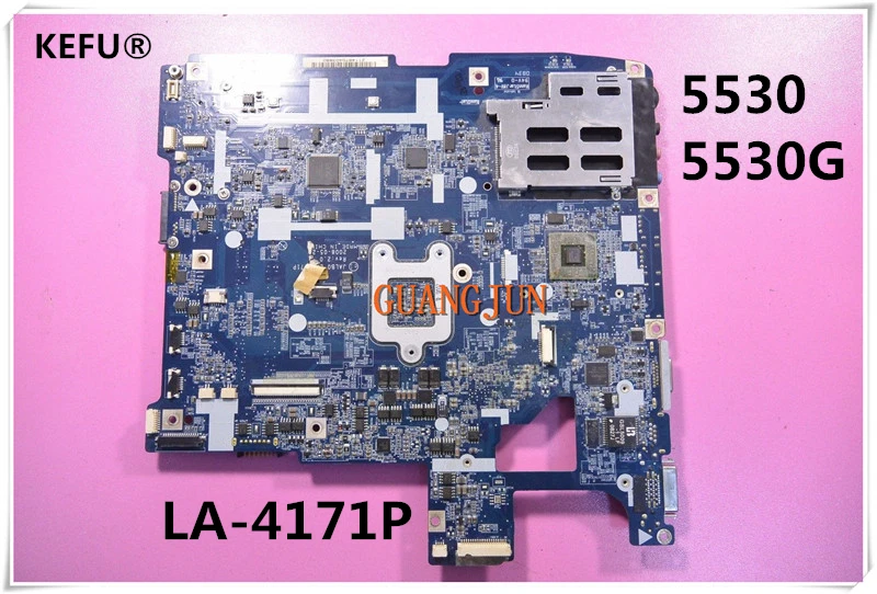 KEFU для ноутбука Acer 5530 5530G материнская плата JALB0 LA-4171P MBAPV02001 MB.APV02.001 тест Быстрая