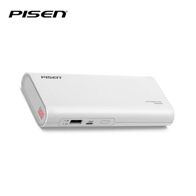 PISEN 18650 Power Bank 10000 мАч Портативное Зарядное Внешняя Батарея мобильного зарядное устройство Powerbank для Xiaomi huawei для iphone 6 s