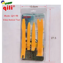 DHL50pcs Qili QH-48 Авто Removal Tool 4 шт./Комплект Ремонт Аудио Портативный Установщика Прай Автомобильный ВИДЕОРЕГИСТРАТОР Игрок Отделкой панели Приборов